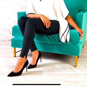 Spanx Ankle Length Ponte Hem Leggings